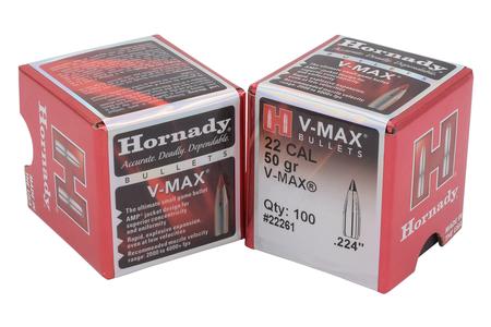 HORNADY 22 CAL .224 50 GR V-MAX