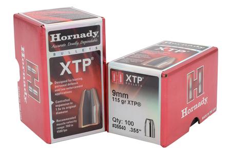 HORNADY 9MM .355 115 GR HP/XTP