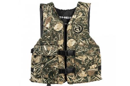 ADULT SPORT VEST W/POCKETS CAMO