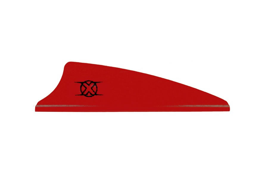 X VANE 3.5 INCH SHIELD CUT 36 PK RED