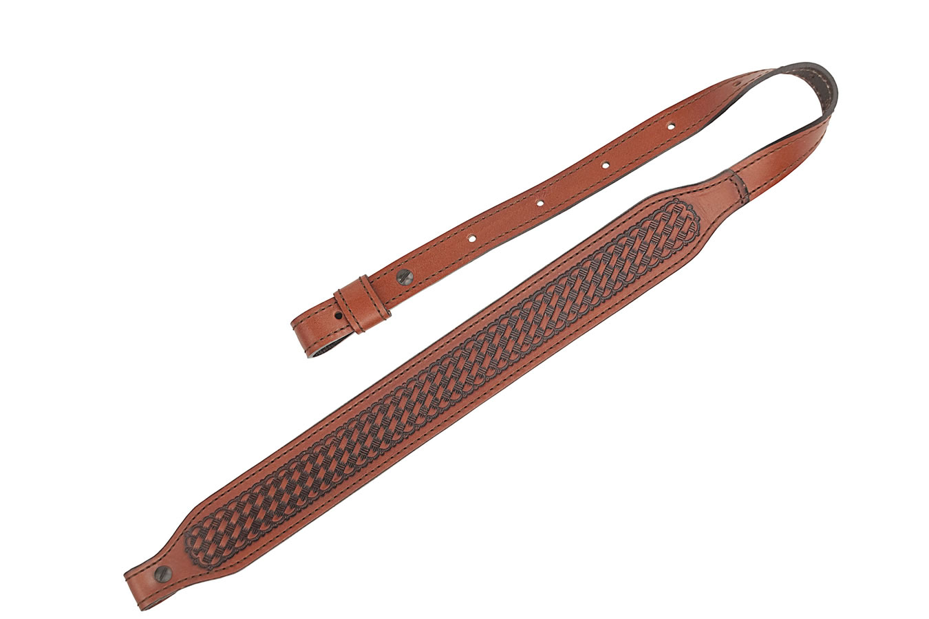 AAE brown cobra sling w/ basketweave