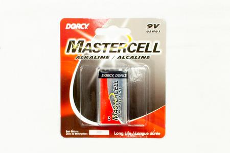 MASTERCELL SINGLE PACK 9V BATTERY