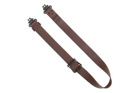 SLIDE AND LOCK LEATHER SLING W SWIVELS