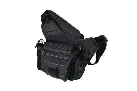 MULTI-FUNCTIONAL MESSENGER BLACK BAG