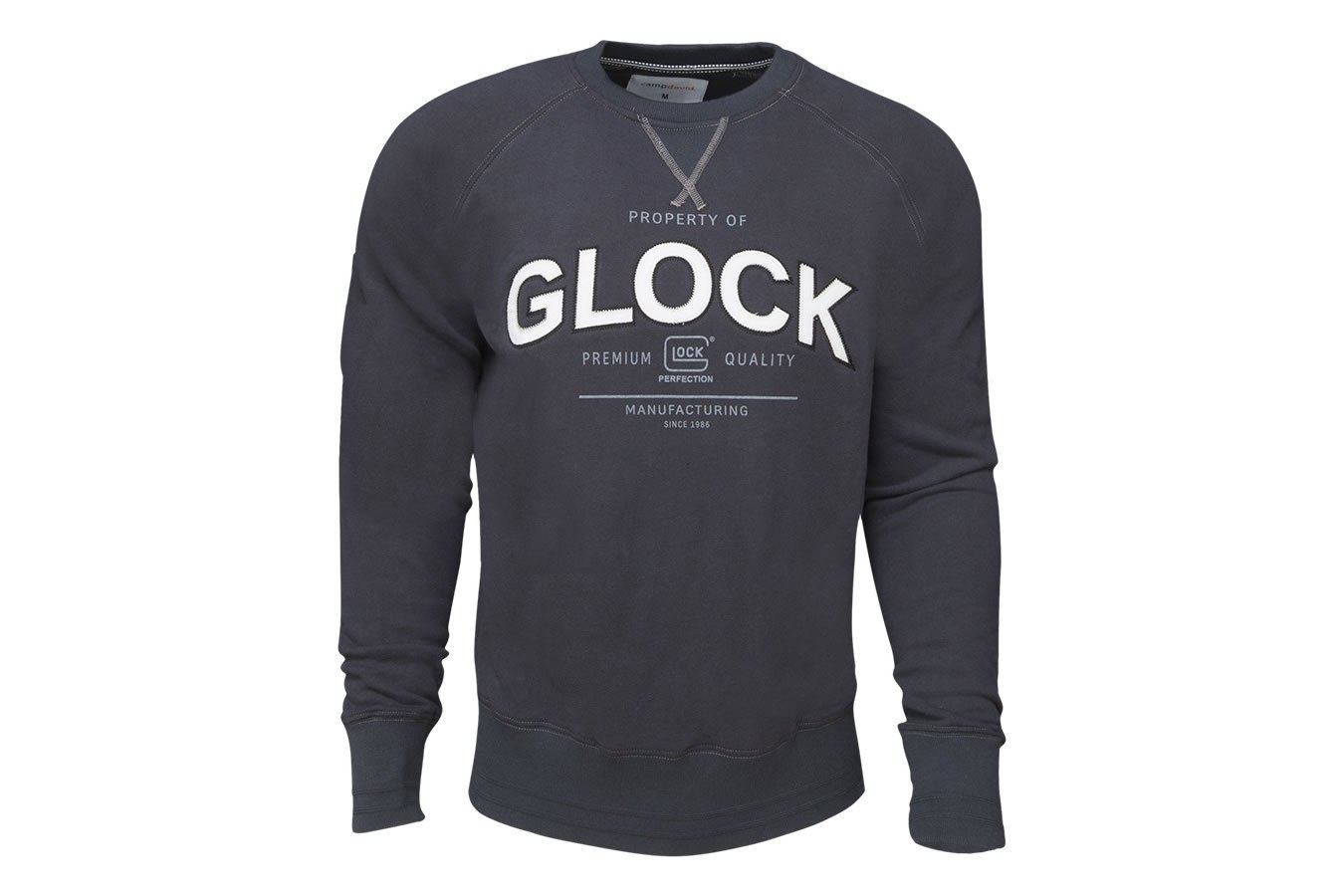 Glock Apparel Large Crewneck Dark Oxford Vance Outdoors