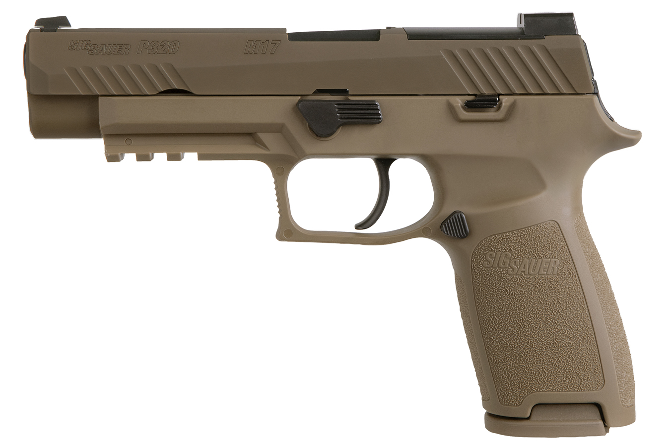 Sig Sauer P320 M17 9mm Full Size Flat Dark Earth Fde Pistol With No