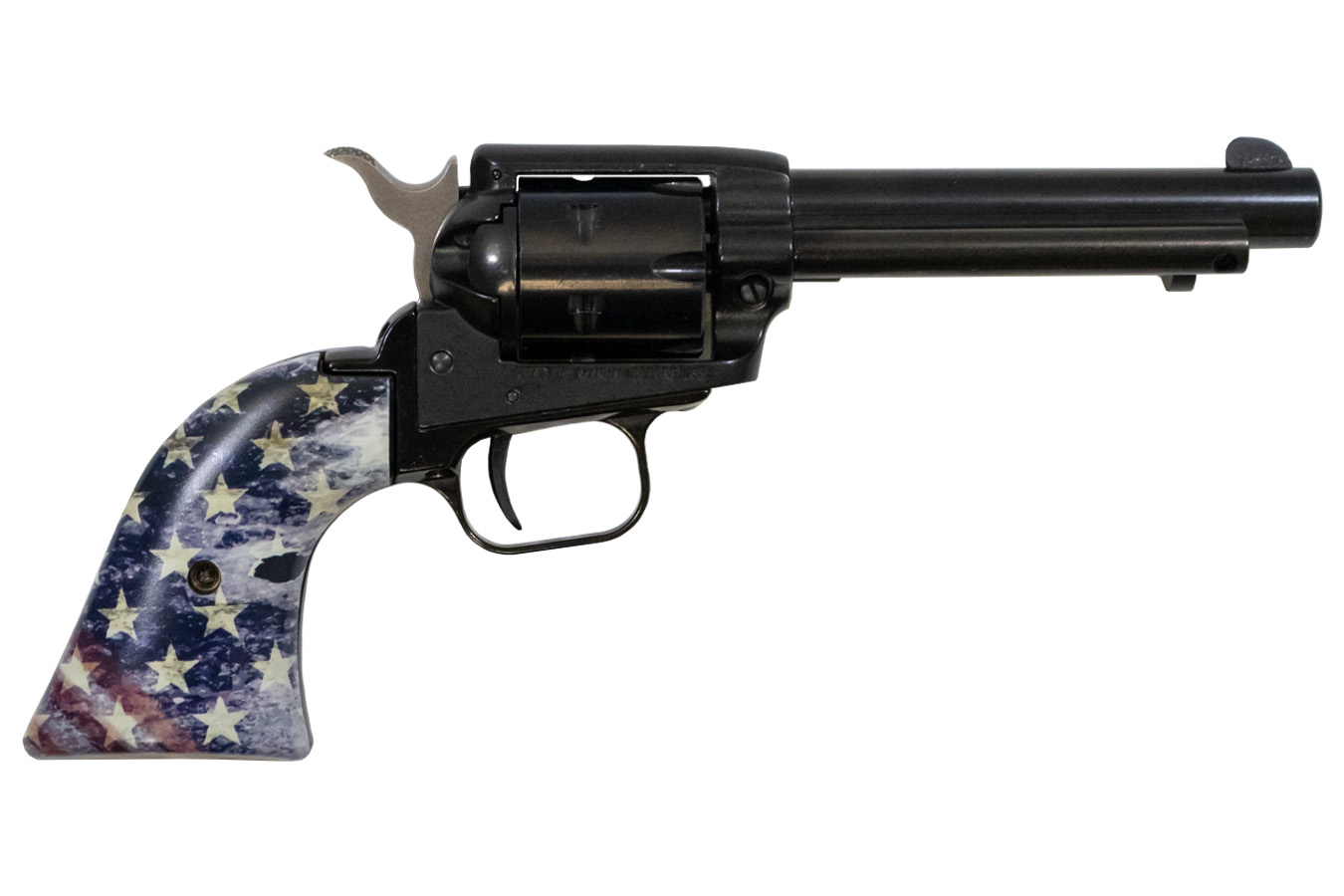 No. 14 Best Selling: HERITAGE ROUGH RIDER 22LR WITH AMERICAN FLAG GRIPS
