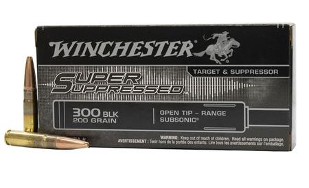 WINCHESTER AMMO 300 BLACKOUT 200 GR FMJOT SUPER SUPPRESSED