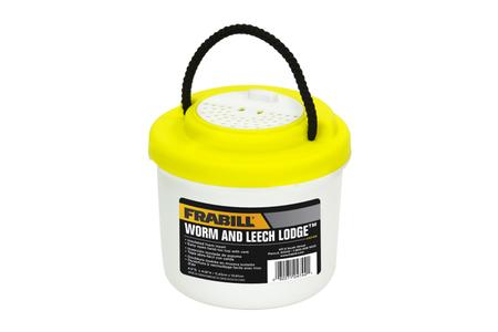 COMPACT BAIT CONTAINER YELLOW/WHITE