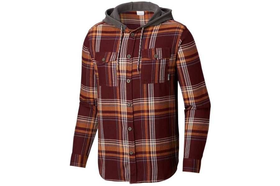 columbia hooded flannel