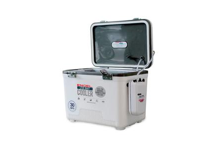 30QT. LIVE BAIT COOLER WHITE W/NET