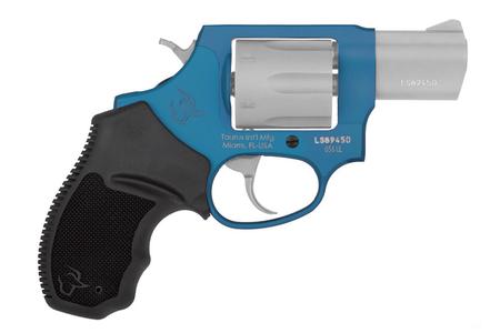 TAURUS 856 Ultra Lite 38 Special Revolver with Azure/Stainless Finish