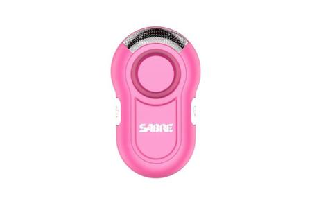 SABRE PERSONAL ALARM WITH LED LIGHT PINK