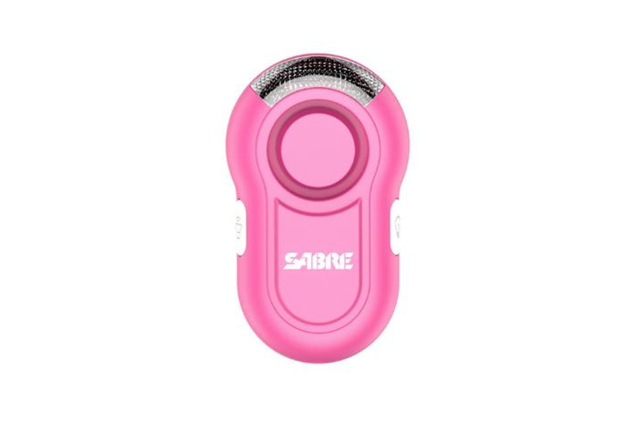 PERSONAL ALARM WITH LED LIGHT PINK