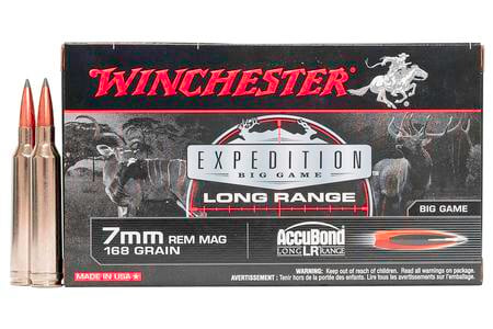 Winchester 7mm REM MAG 168 gr Expedition Big Game Long Range 20/Box