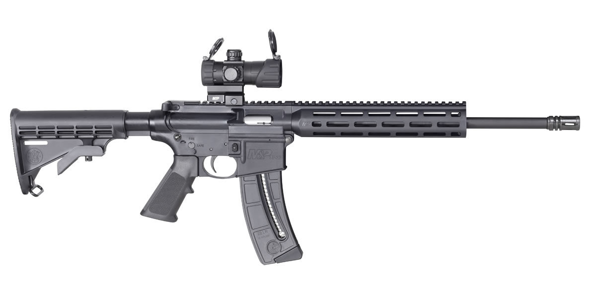 No. 8 Best Selling: SMITH AND WESSON MP15-22 SPORT OR WITH RED/GREEN DOT OPTIC