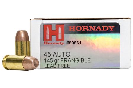 HORNADY 45 AUTO 145 GR FRANGIBLE (LE)