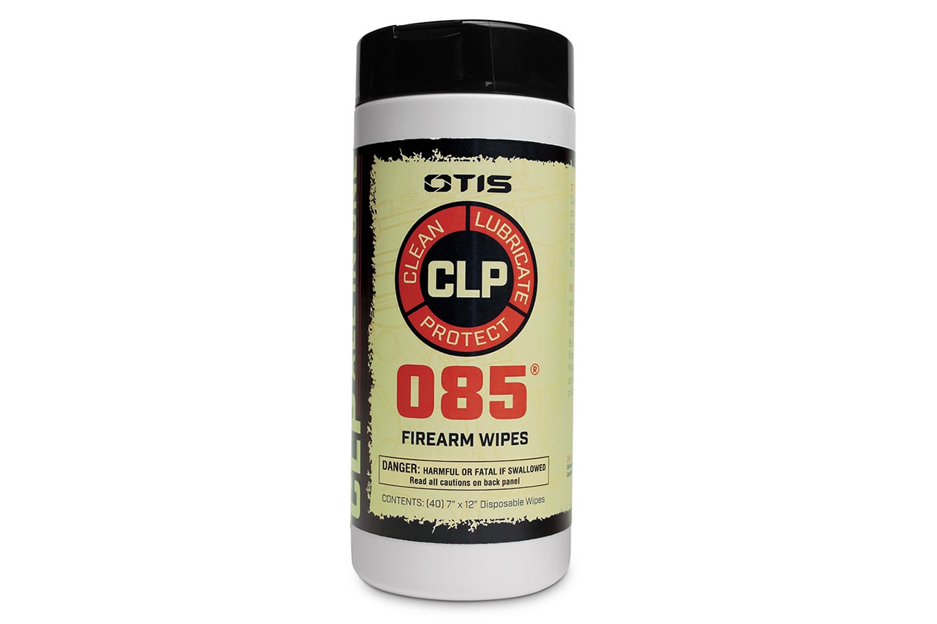 OTIS TECH O85 CLP WIPES CANISTER 40 COUNT
