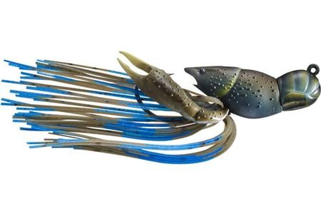 3/8OZ. CRAWFISH JIG MUD/BLUE