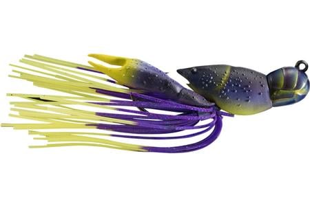 3/8OZ. CRAWFISH JIG JUNEBUG/CHARTREUSE