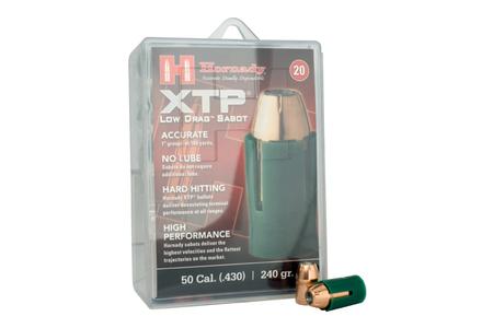 HORNADY 50 CAL SABOT W/44-240 HP/XTP