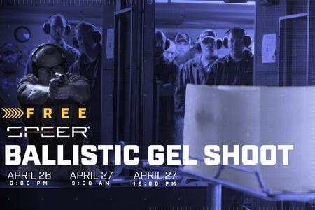 SPEER BALLISTIC GEL SHOOT