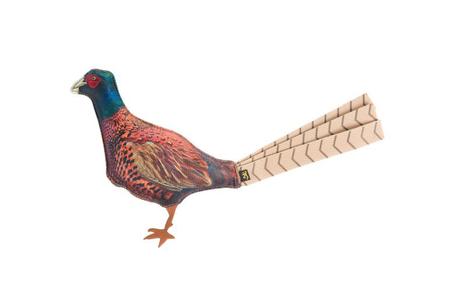 PHEASANT FABRIC SQUEAKER TOY