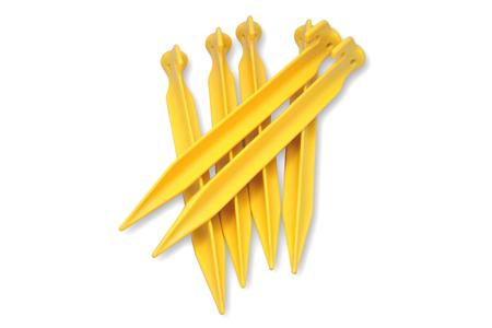 9` ABS TENT PEGS -- BULK