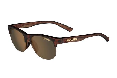 SWANK SL WITH WOODGRAIN FRAME AND BROWN POLARIZED LENSES