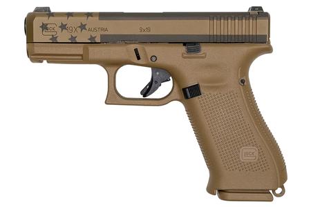 19X 9MM FULL-SIZE FDE WITH USA FLAG