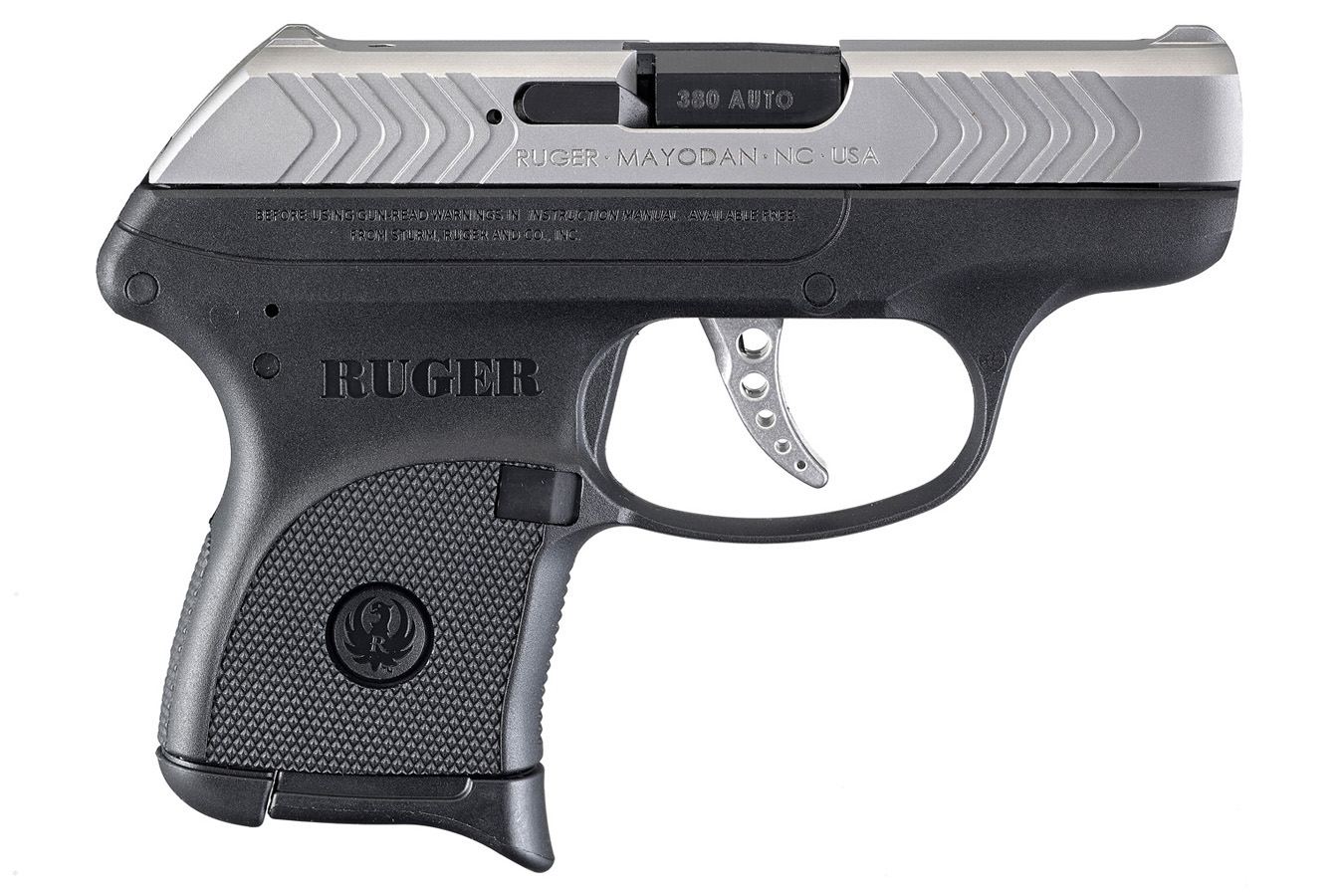 No. 1 Best Selling: RUGER LCP 380 ACP SS SLIDE BLK FRAME 2.75 IN BBL