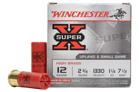 Winchester 12 GA 2-3/4 in 1-1/4 oz #7-1/2 Shot High Brass - Upland and Small Game 25/Box