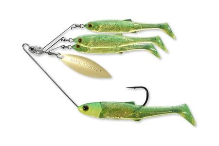 SPINNER RIG SMALL LIME CHARTREUSE/GOLD