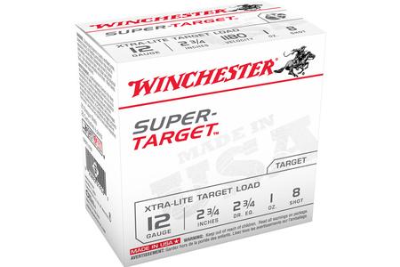 12 GA 2-3/4 IN 2-3/4 DR 1 OZ SUPER TARGET