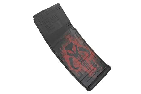 MERCENARY SKULL AR 15 MAG SKIN