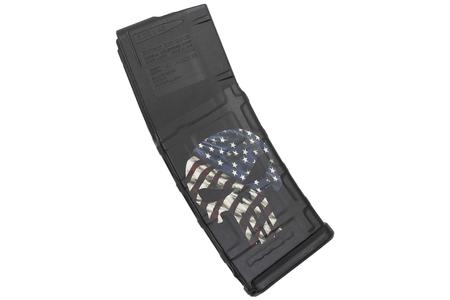 SKULL AMERICA AR 15 MAG SKIN