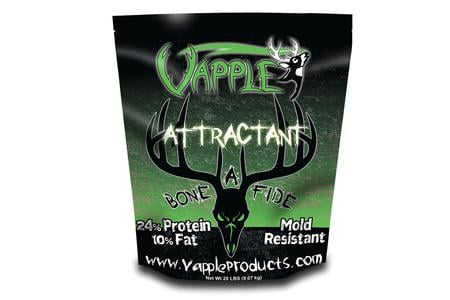 VAPPLE’S 5 LB. BAG FEED/ ATTRACTANT IS THE SAME AS OUR 20 LB. BAG. WITH 24 % PR