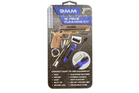 DAC TECHNOLOGIES GUNMASTER SLIM LINE 15 PIECE  9MM CLEANING KIT