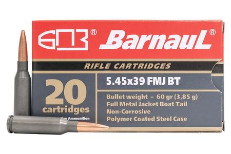 BARNAUL 5.45x39 60 GR FMJ Steel Case 20/Box