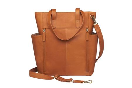 OVERSIZED LEATHER RFID TRAVEL TOTE