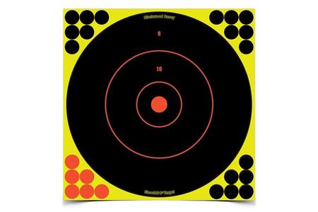 SHOOT-N-C 12 INCH BULL`S-EYE 12 TARGETS - 288 PASTERS