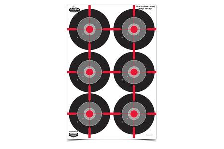 DIRTY BIRD 12X18 MULTIPLE BULLS-EYE 8 PK