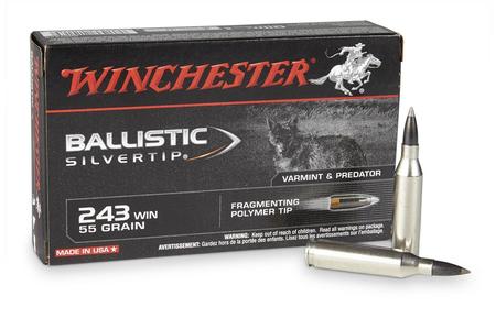Winchester 243 Winchester 55 Grain Ballistic Silvertip 20/Box