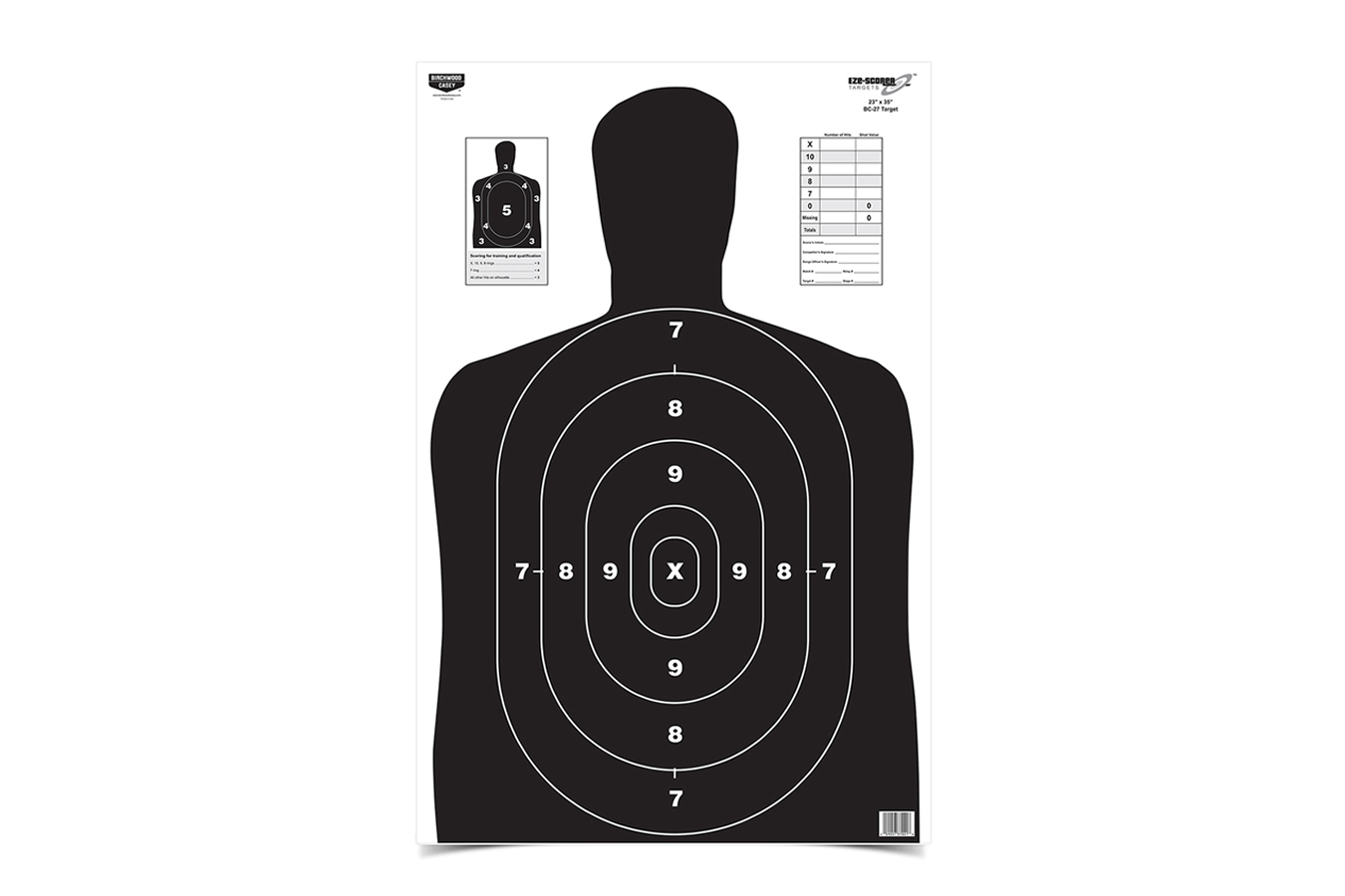 Birchwood Casey EZE- Scorer BC-27 Black 23x35 Target