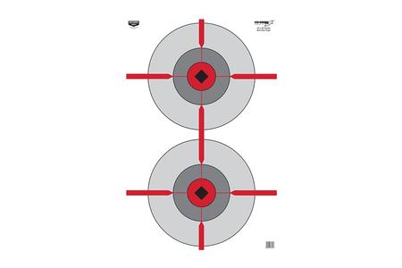 EZE-SCORER DOUBLE BULLS-EYES 23X35