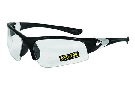 ENTIAT 1.50 BIFOCAL BLACK W/CLEAR LENS