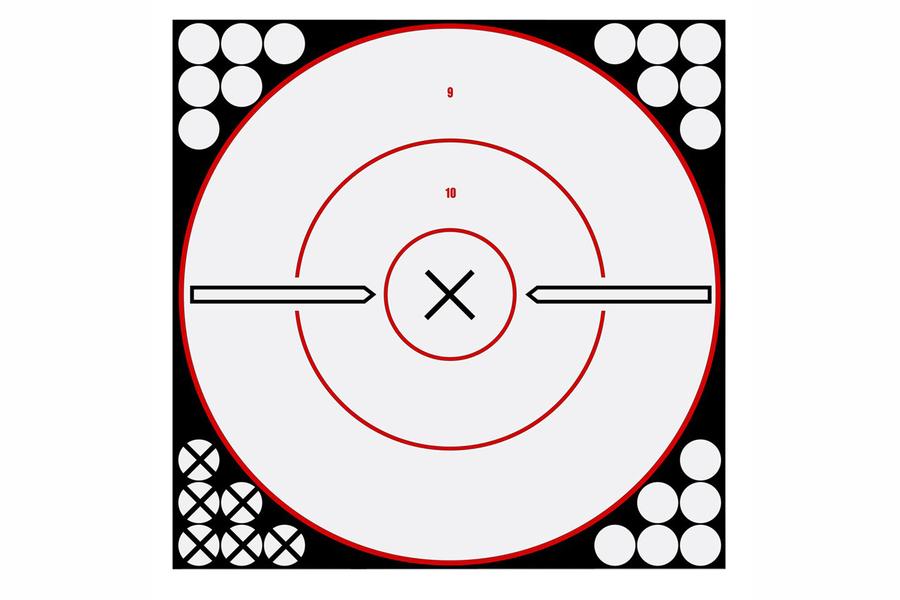 Birchwood Casey Shoot-N-C Self-Adhesive 12 inch Bullseye Targets (5 Pack)