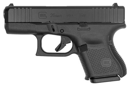 GLOCK 26 Gen5 9mm Carry Conceal Pistol with Front Serrations (Made in USA)