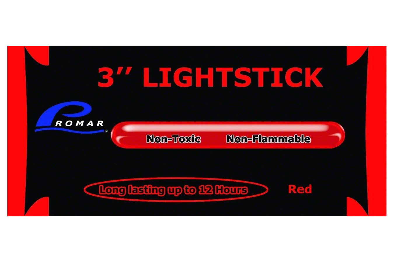 American Maple 3 Inch Light Glow Stick- Red