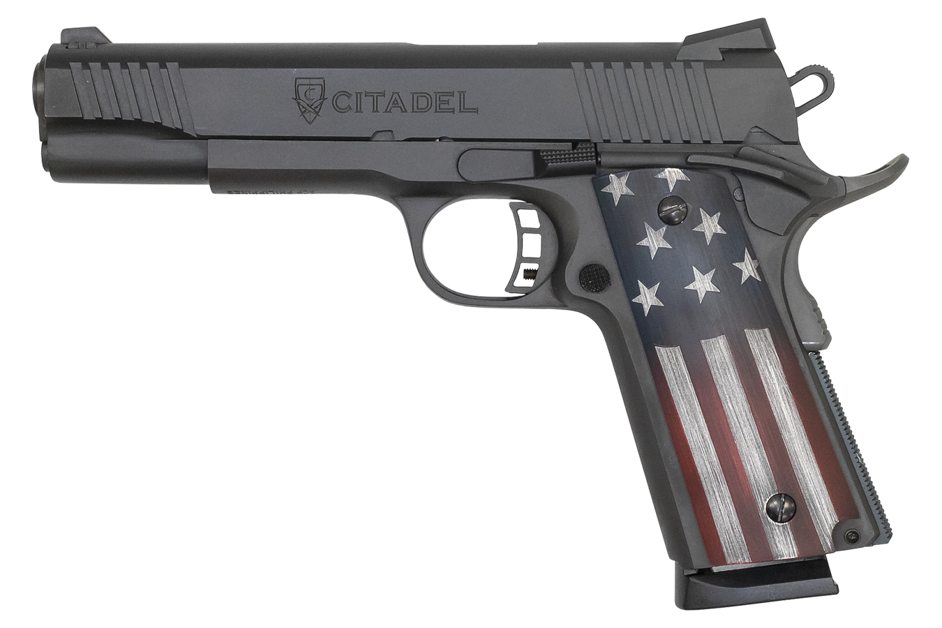 Citadel 1911-A1 Government 9mm Full-Size Pistol with USA Flag Grips